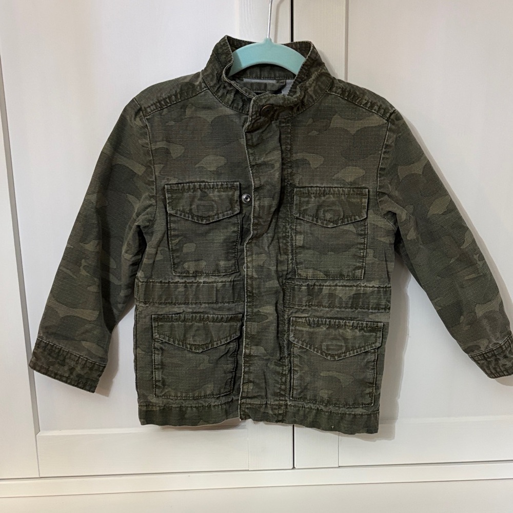 OshKosh B'gosh TODDLER Camo Field Jacket - Olive